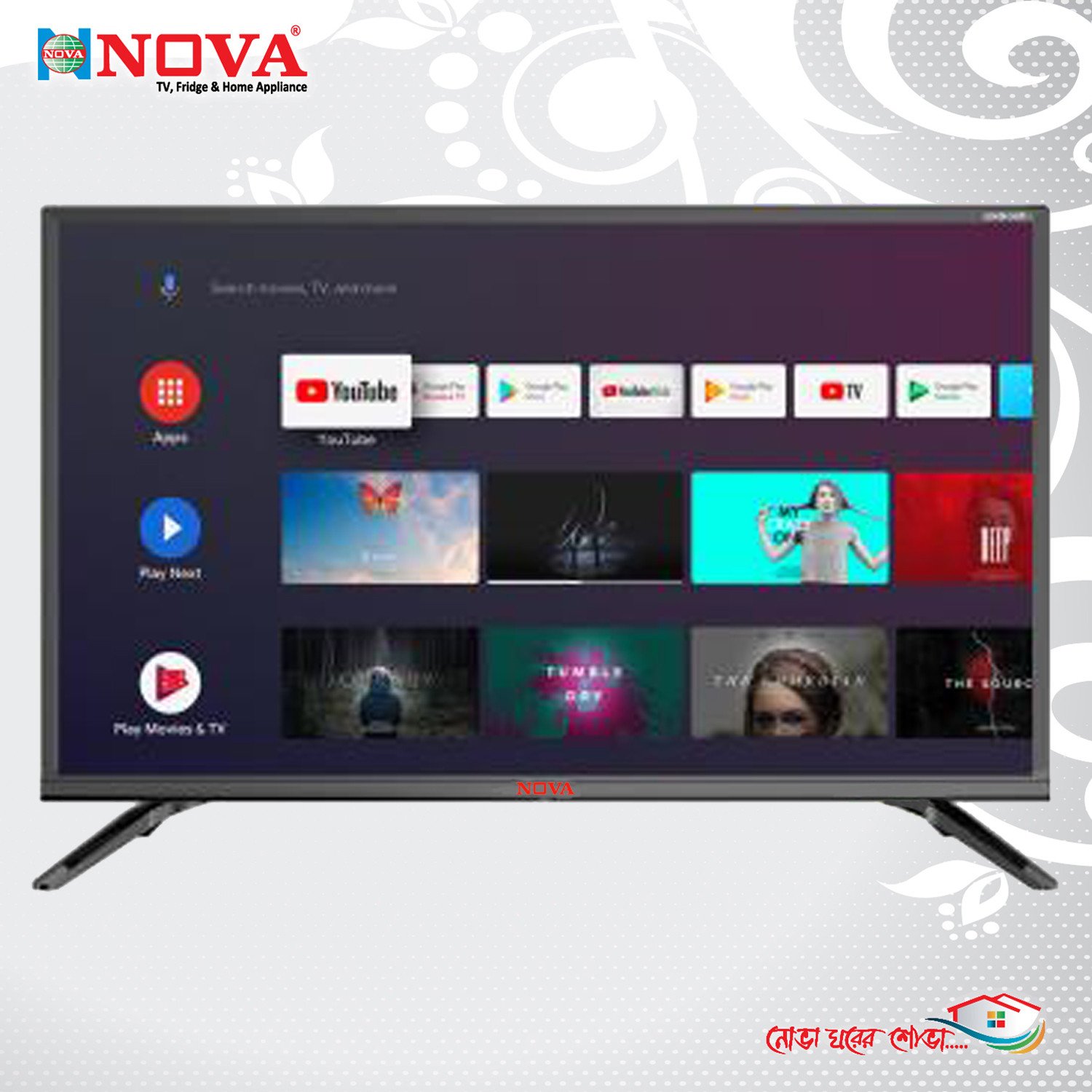 NOVA Android LED TV 32" Voice Control