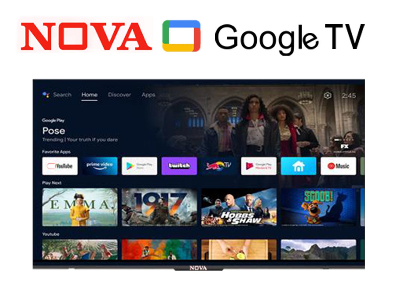 NOVA Google Android TV 32"
